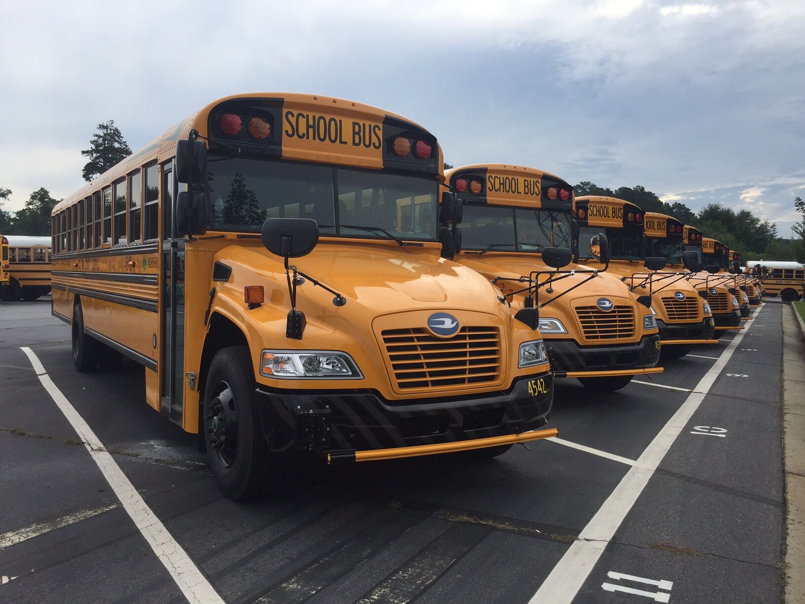 Propane school bus